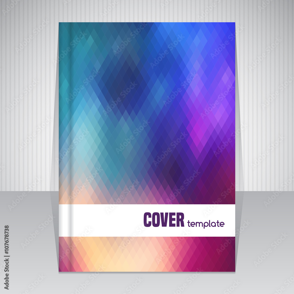 Abstract cover template