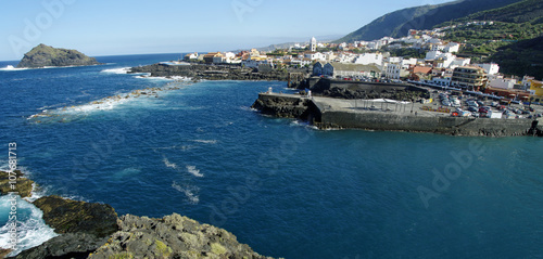 Fototapeta Naklejka Na Ścianę i Meble -  Garachico town on nothern part of Tenerife island, canary islands, spain