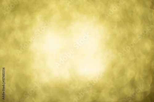Abstract illustration bokeh light on golden background