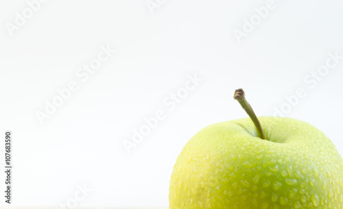 Fresh green apple photo