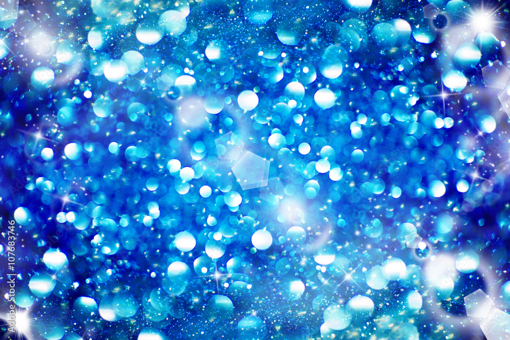 blue bokeh background created by neon lights blue bokeh background created by neon lights