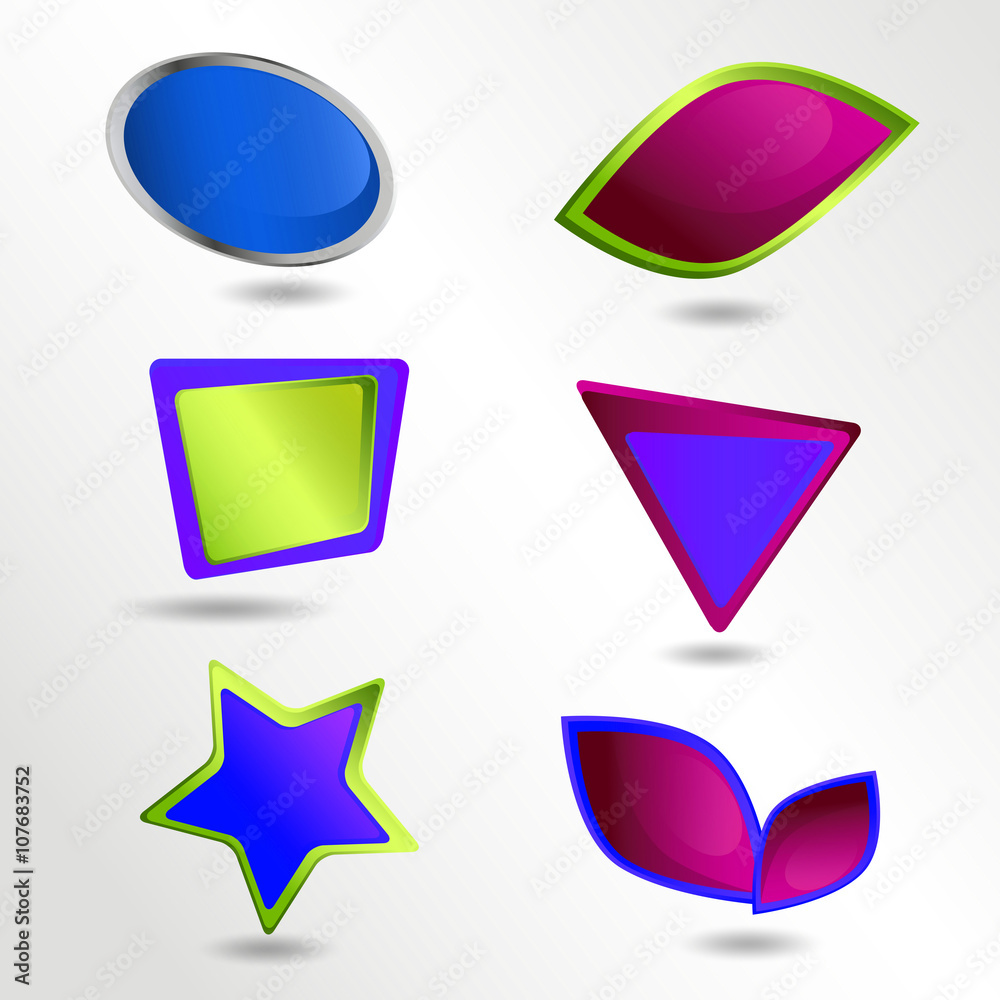 Set of frames. Set of icons. Set of frames. Set of icons.