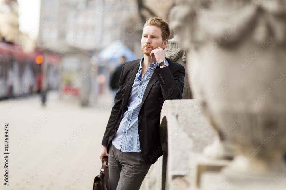 Businessman on the street Businessman on the street