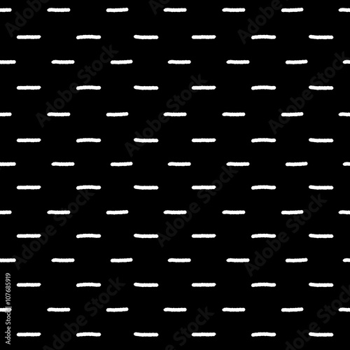 Black and white dash geomet...