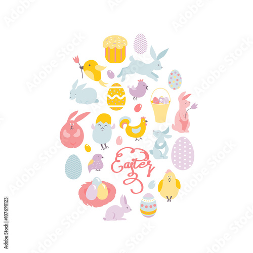 drawing Easter set