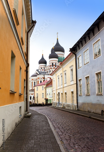 Alexander Nevsky Cathedral. Old city, Tallinn, Estonia