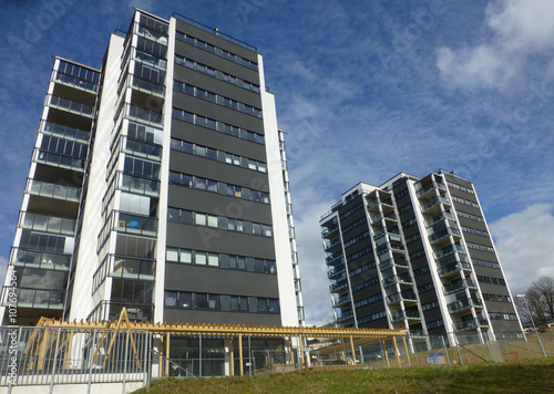 Canvas Print Block of flats