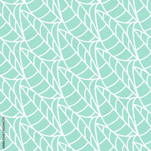 Seamless pattern of leaves. Vector illustration background