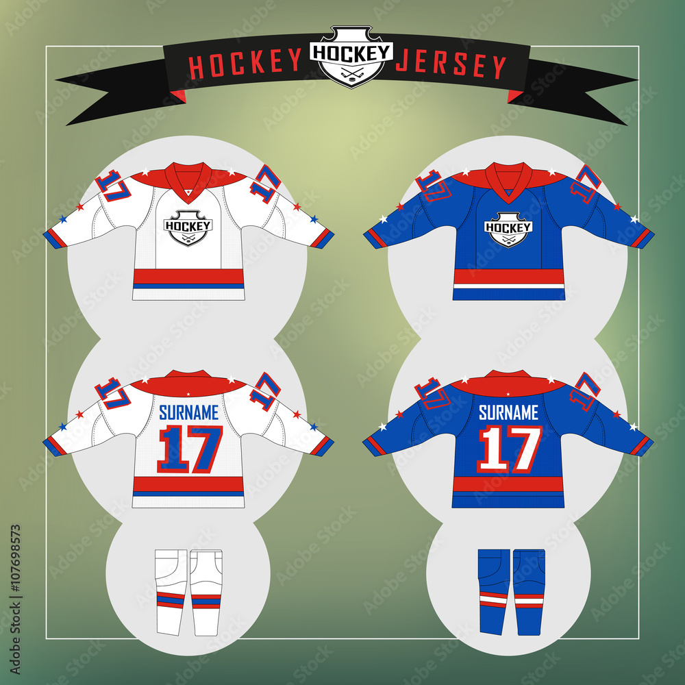 Naklejka premium Hockey jersey