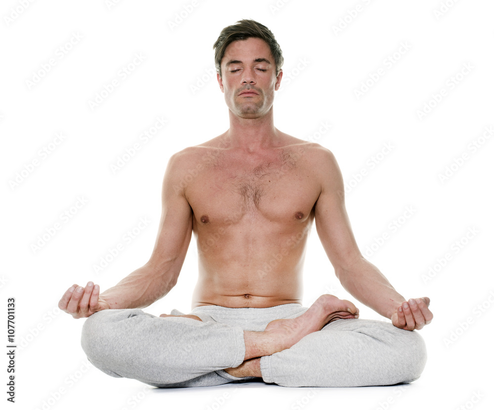 man doing yoga man doing yoga