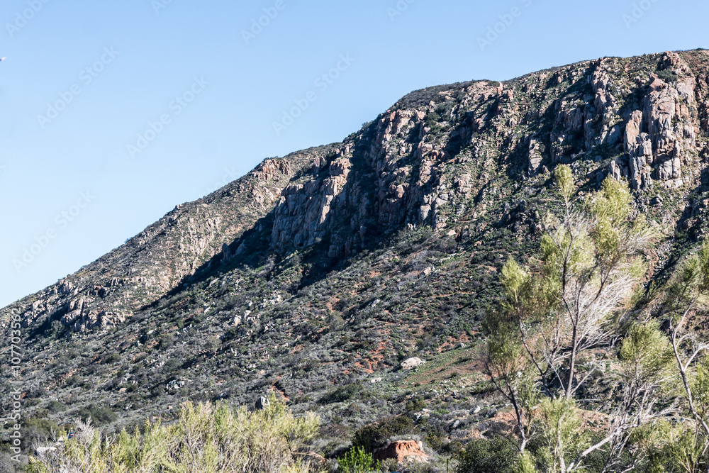 Kwaay Paay mountain at Mission Trails Regional Park in San Diego, California.