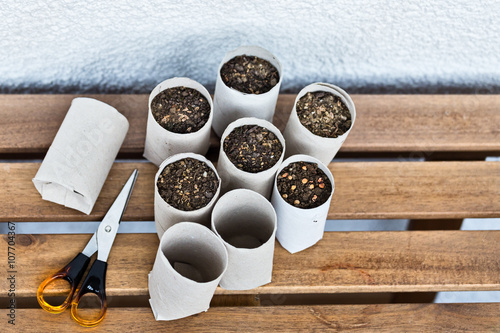 Upcycling indoor gardening