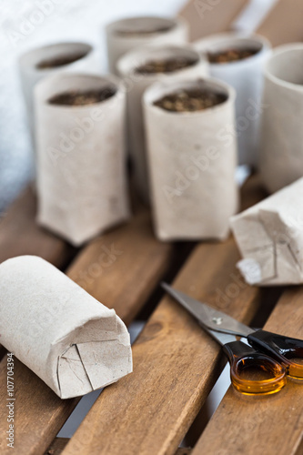 Upcycling indoor gardening