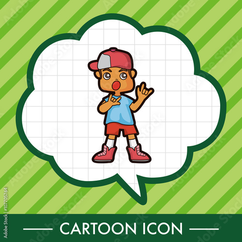 hip hop dancer theme elements