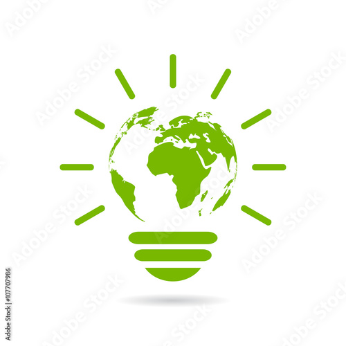 Green energy icon