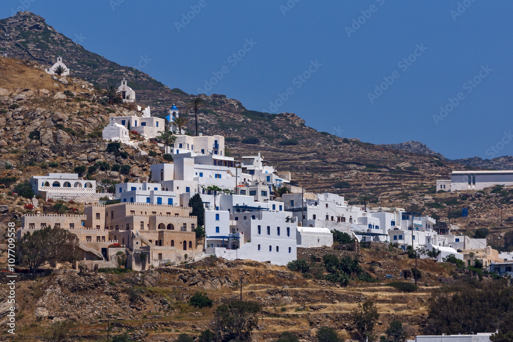 Amazing Landscape of Ios island, Cyclades, Greece