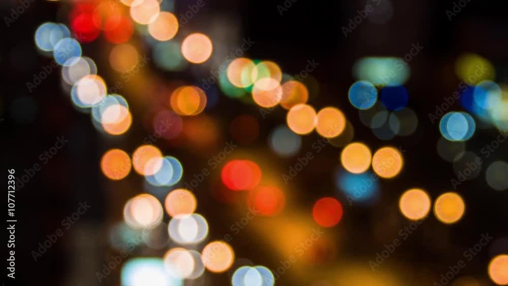 Traffic on the highway, Out of focus Traffic on the highway, Out of focus