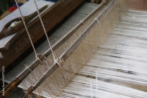 cotton on the loom