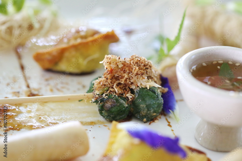 deep fried chinese dumpling deep fried chinese dumpling