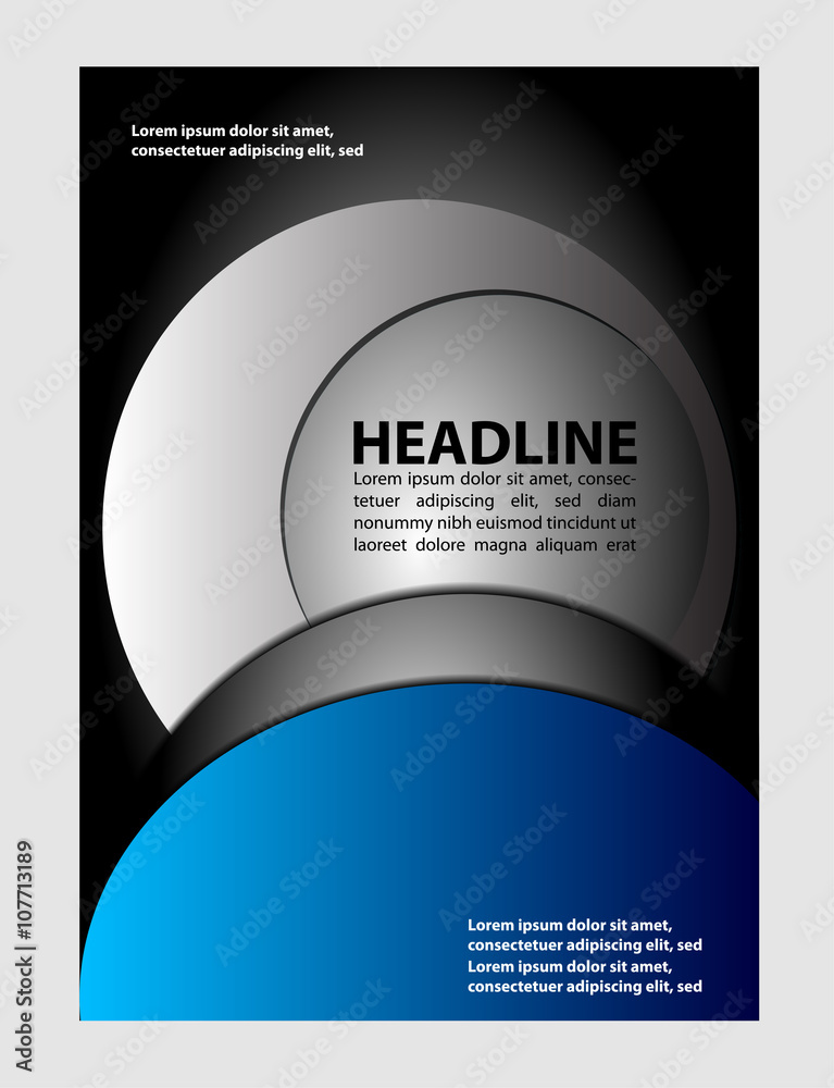 Fototapeta premium Clean background design with space for message 