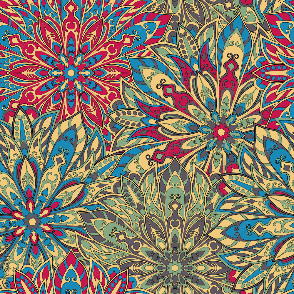 Seamless mandala pattern Seamless mandala pattern