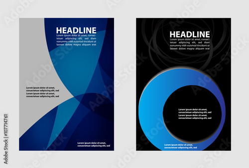 Brochure Flyer design vector template
