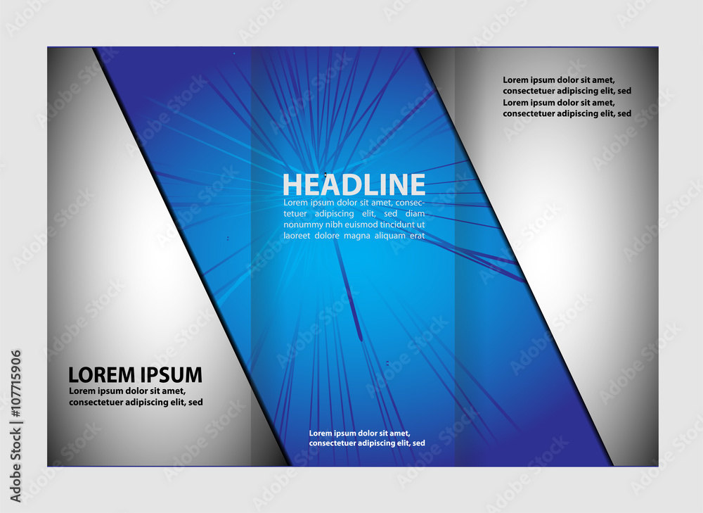 Fototapeta premium Business brochure Flyer Template 