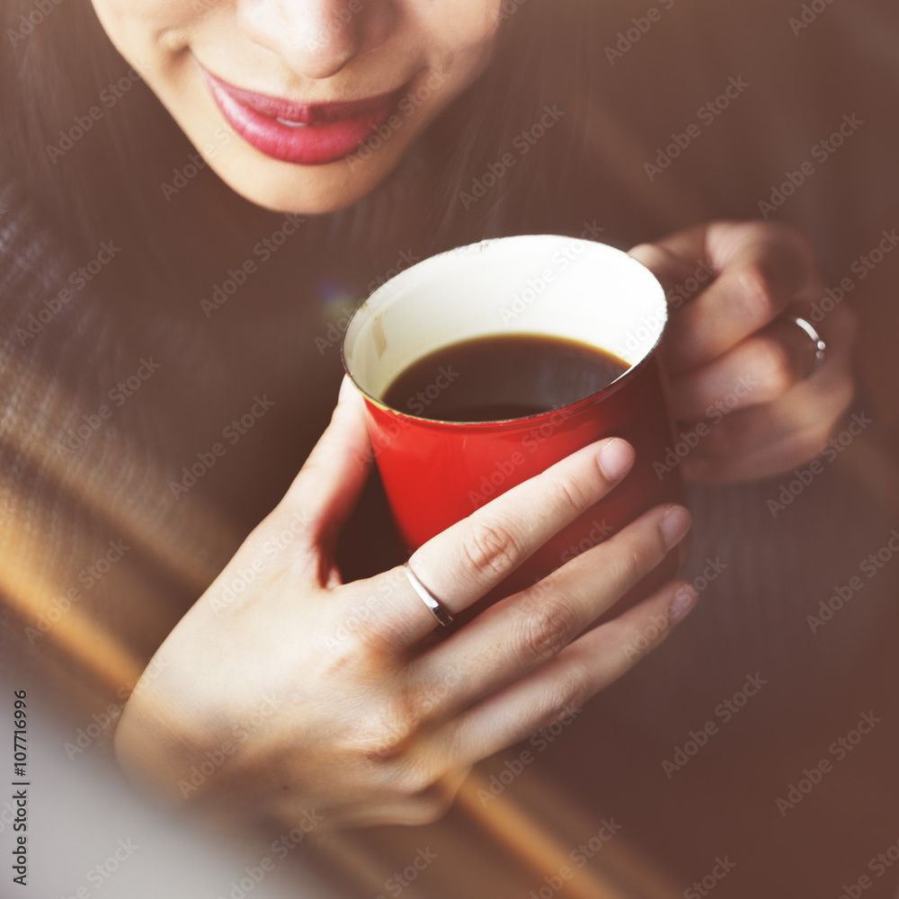 Beautiful Woman Home Office Lifestyle Concept Beautiful Woman Home Office Lifestyle Concept
