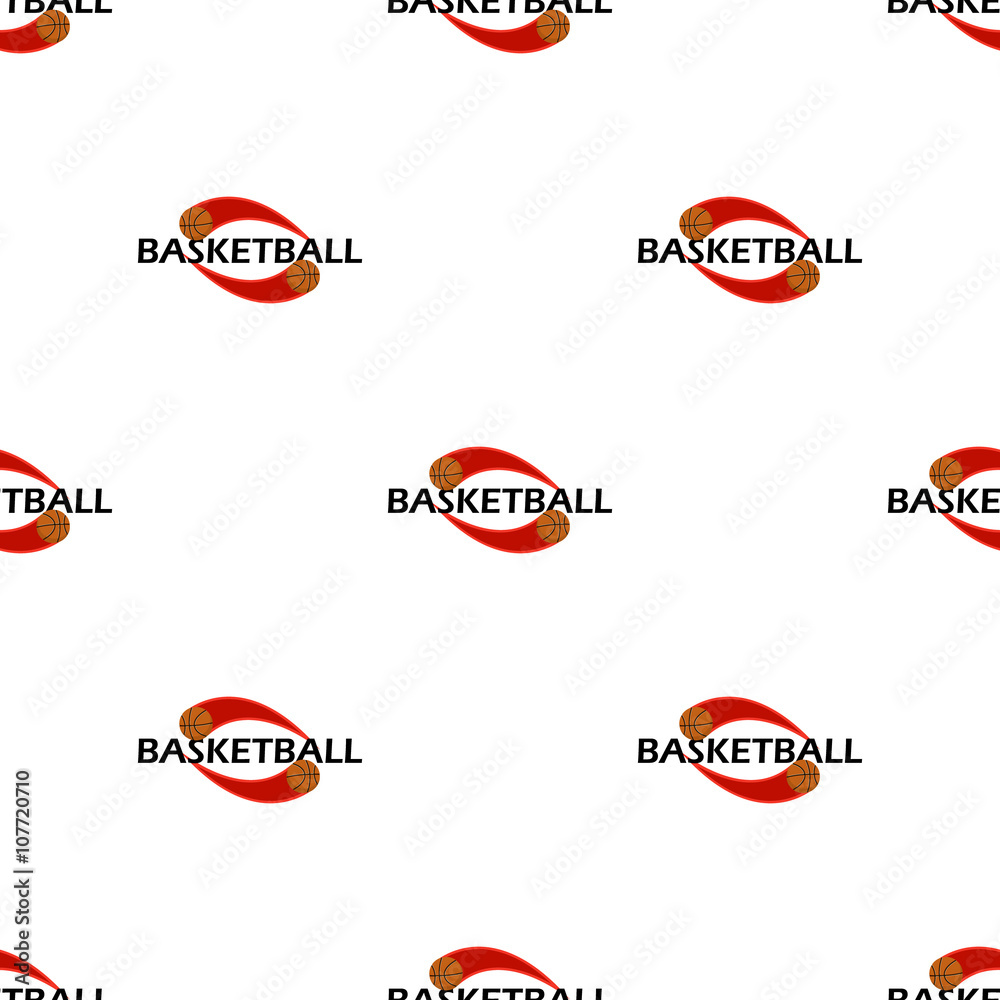 pattern basketball text