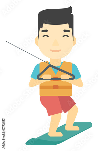 Professional wakeboard sportsman.