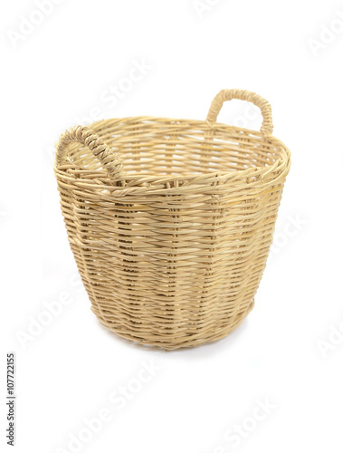 Basket isolated on white background