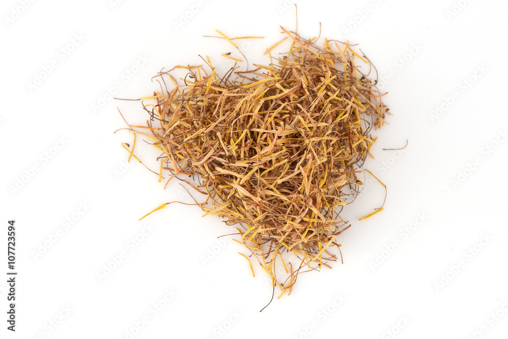 Dried Lotus pollen heart shape. Dried Lotus pollen heart shape.