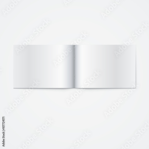 Wallpaper Mural Blank opened magazine template Torontodigital.ca