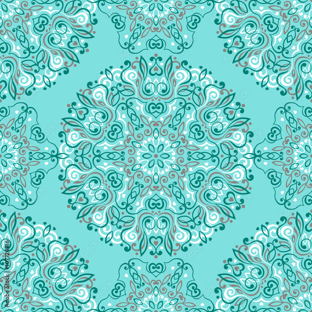 Seamless background with abstract ethnic pattern. Seamless background with abstract ethnic pattern.