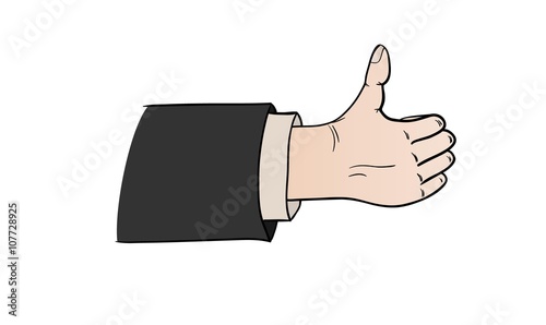 comic thumb up
