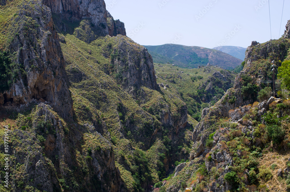 Topolia Gorge on Crete, Greece