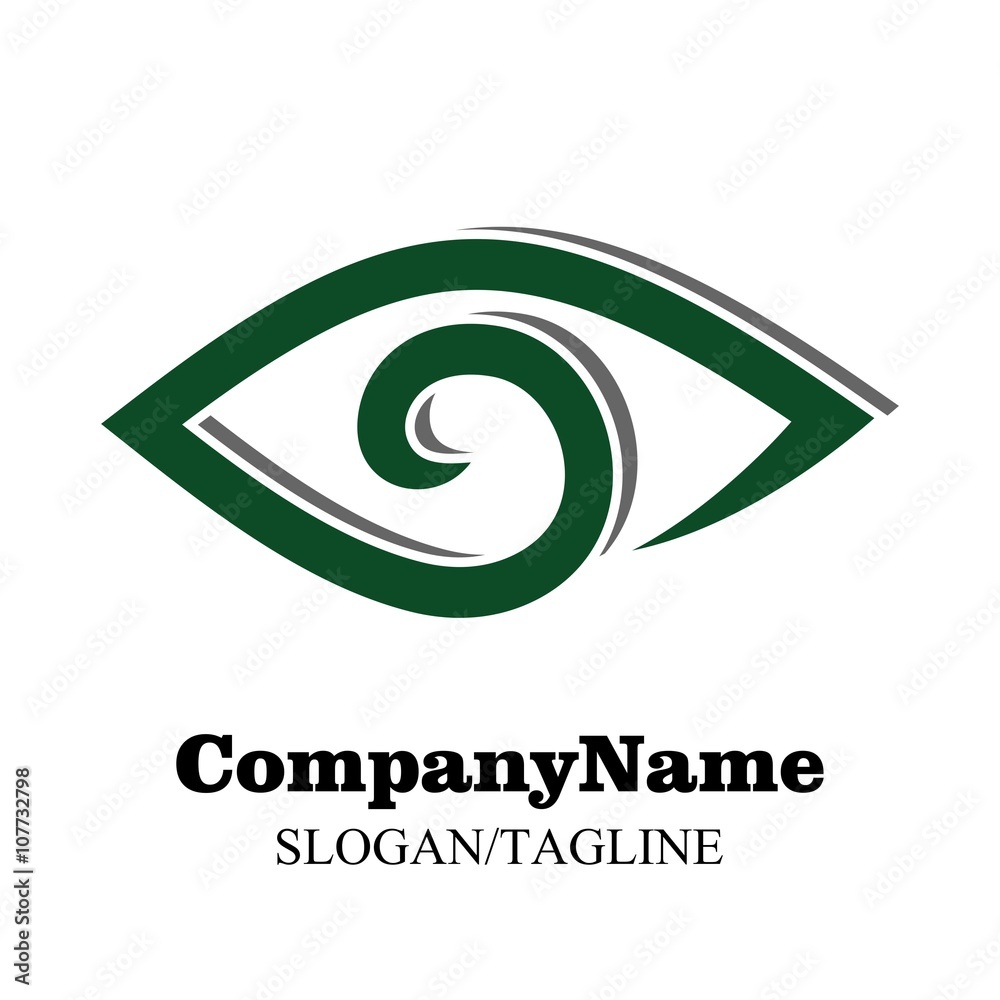 Eye vector logo icon Eye vector logo icon