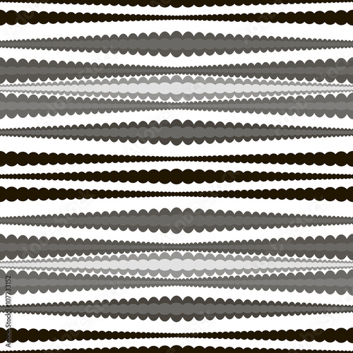 Abstract seamless pattern of horizontal wavy stripes