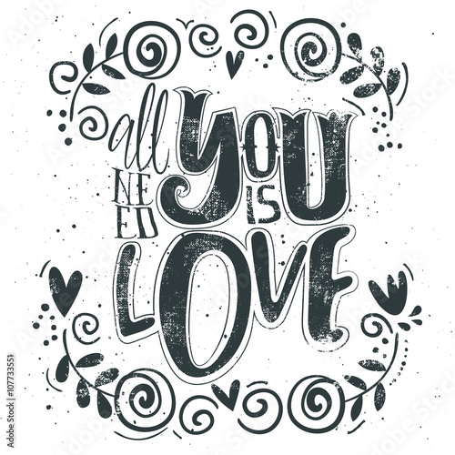 Illustration for printing postcards, T-shirts and bags. All you