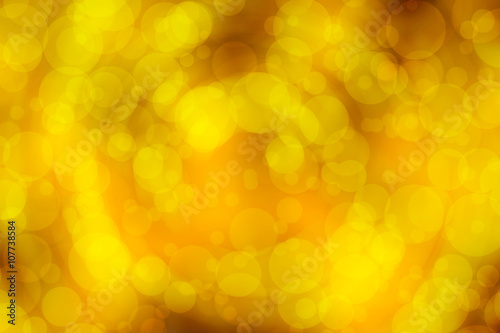 Yellow Gold abstract background ( Soft blur and bokeh radian motion style ) © ananaline