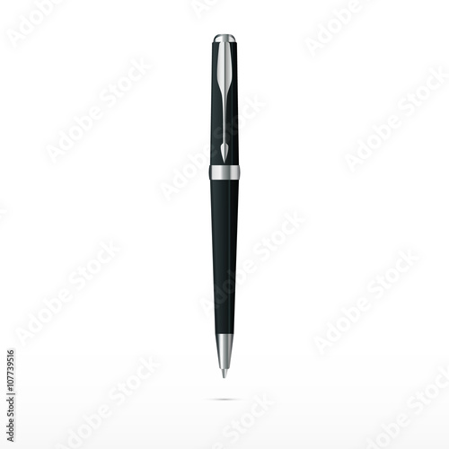 black style expensive pen