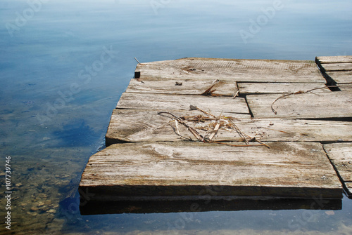  raft moves through the water