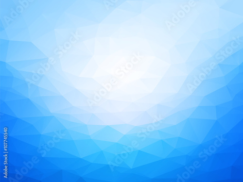 Light blue low poly background