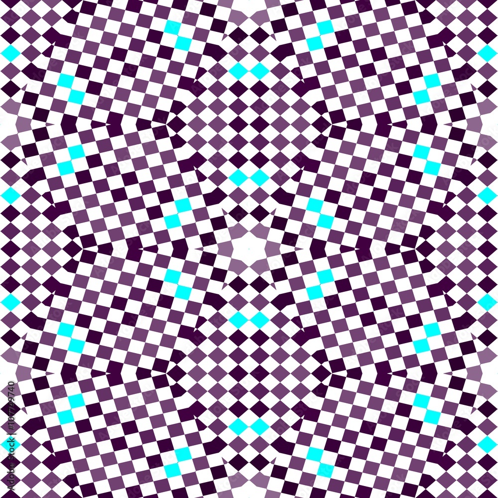 Fototapeta premium Abstract seamless geometric patterns. Kaleidoscope seamless