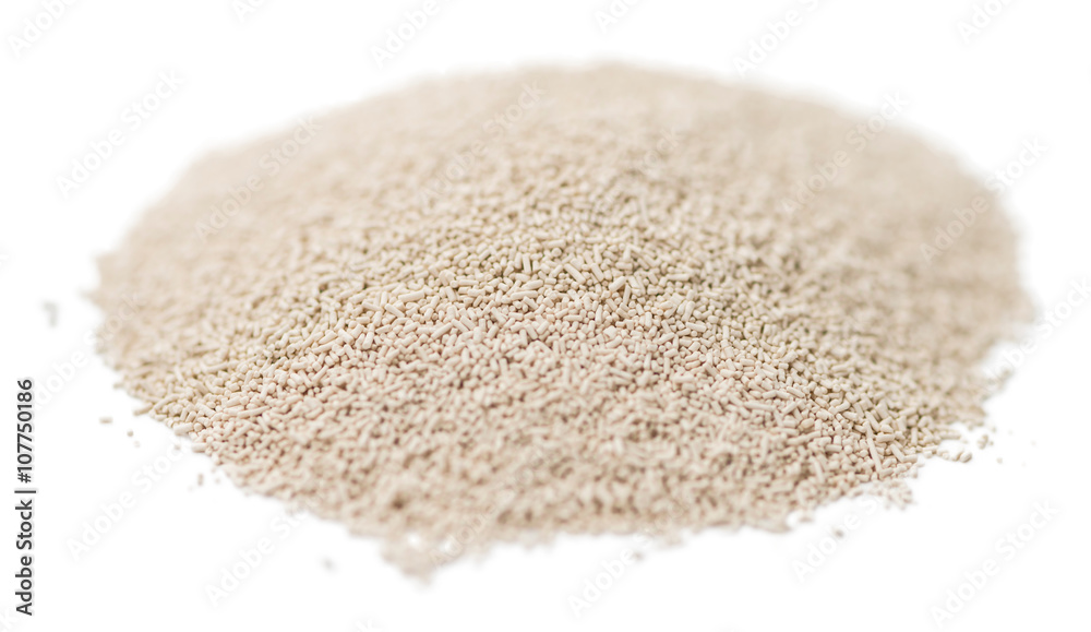 Dried Yeast (isolated on white) Dried Yeast (isolated on white)