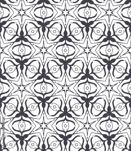 Ornamental pattern. Arabic seamless tiling