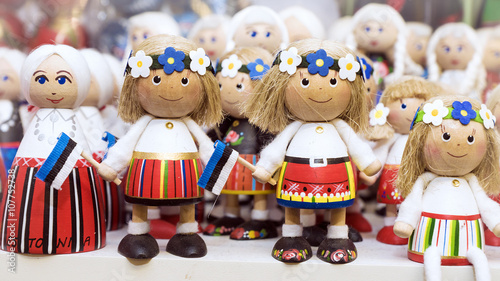 Obraz na płótnie souvenirs from Estonia w salonie