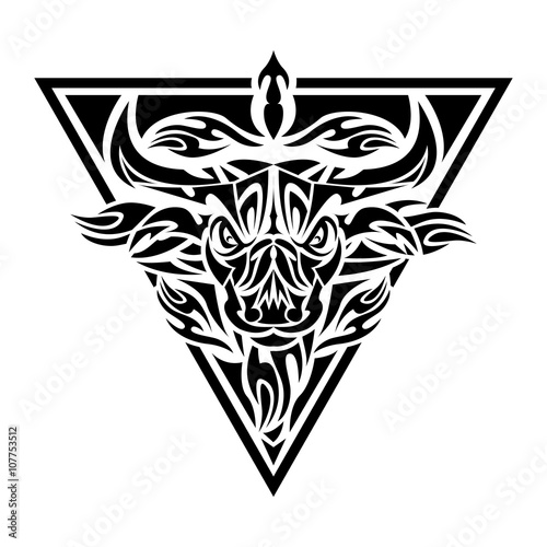 Bulls Tribal Tattoo