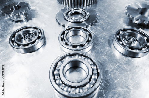 titanium ball-bearings and pinions, aerospace industrial parts
