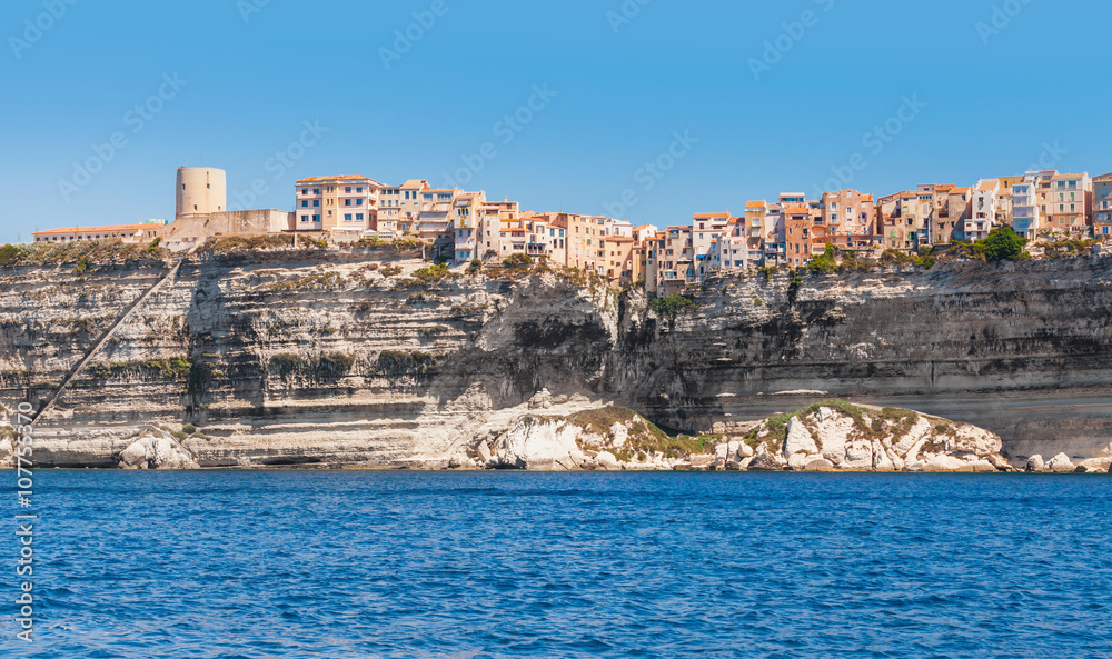 Bonifacio, mountainous island Corsica, France